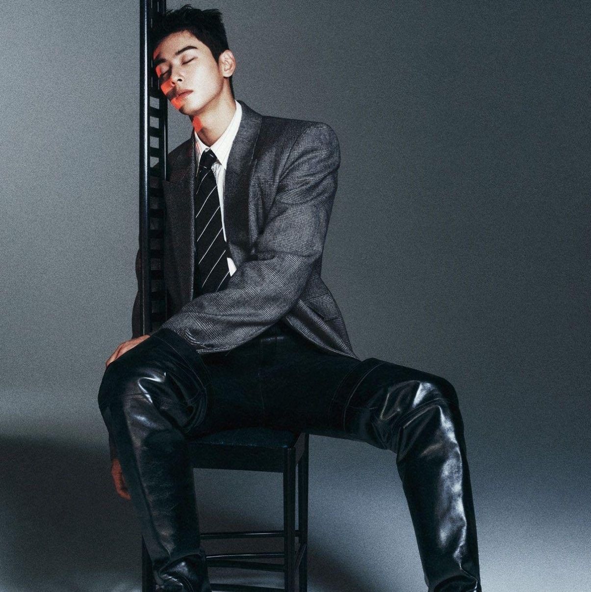 Recent activity shot of Eunwoo (ASTRO)