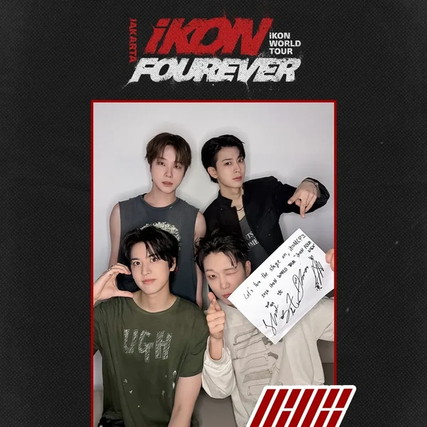 Signature photo of iKON capturing their charm