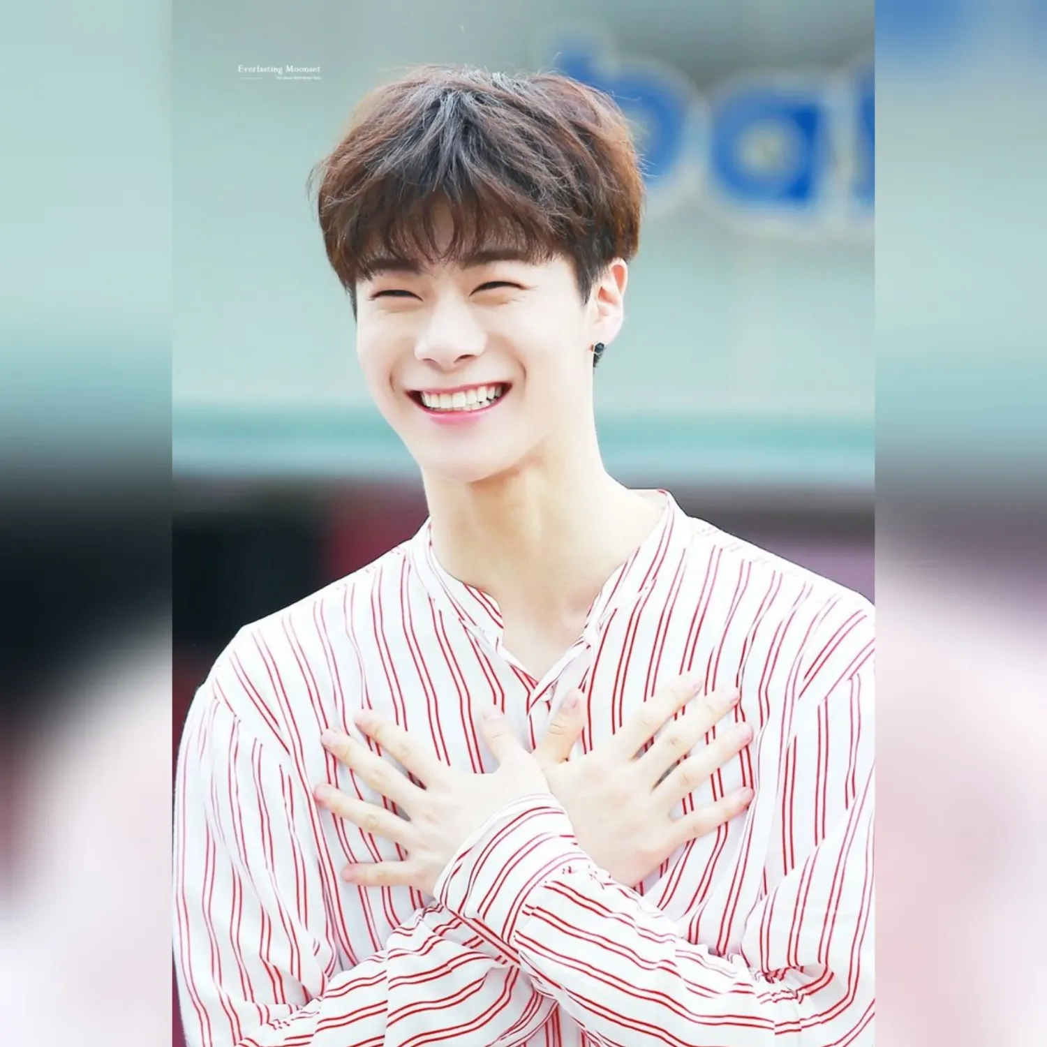 A moment captured by Moonbin (ASTRO)'s fan