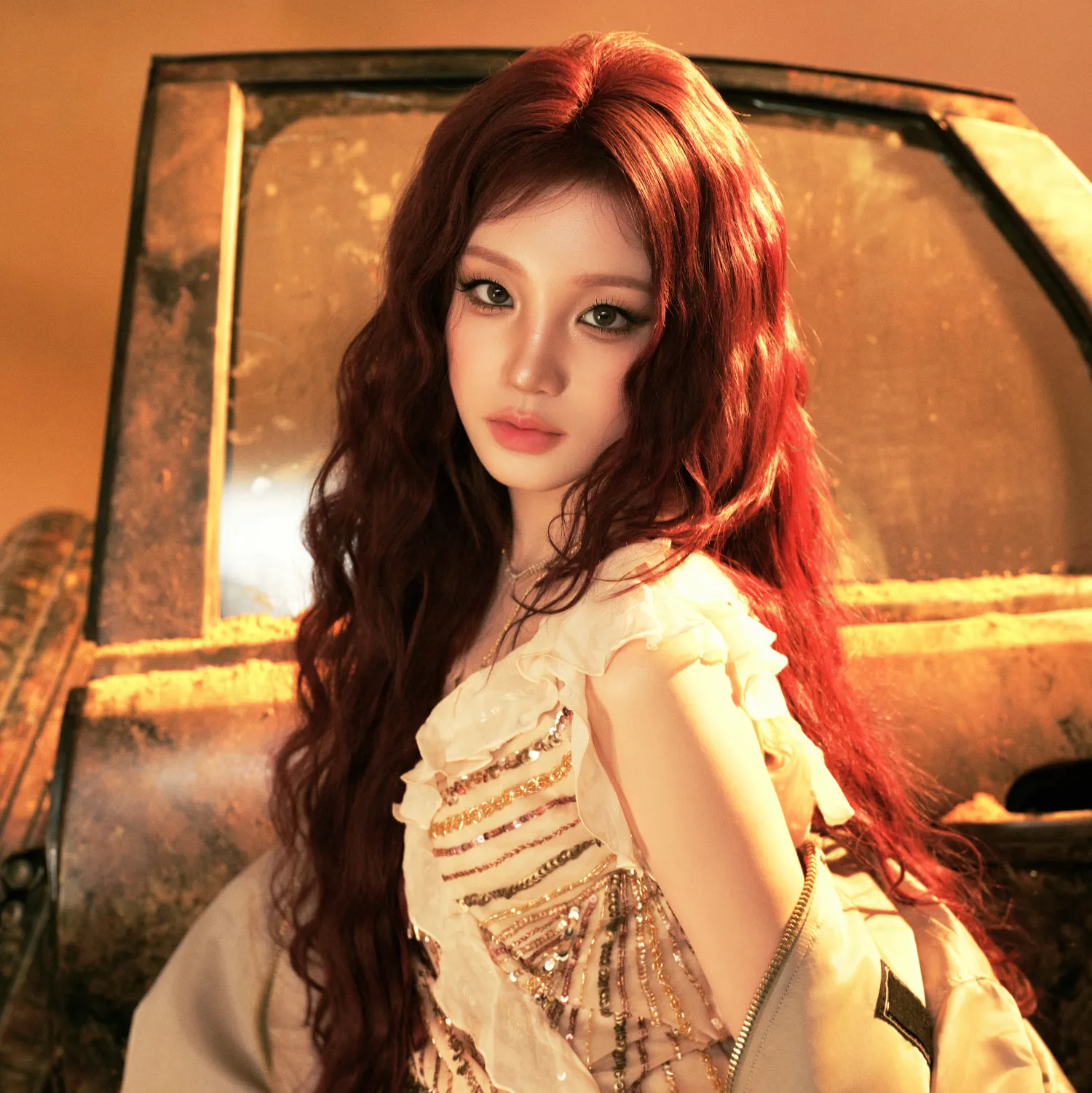 Momen yang diabadikan oleh penggemar Yuqi (i-dle)