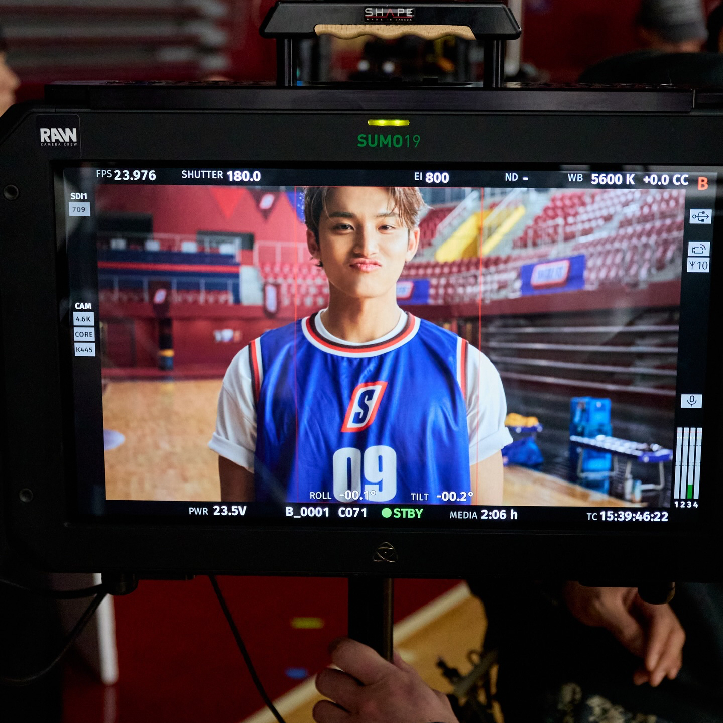 A moment captured by Mingyu (SEVENTEEN)'s fan