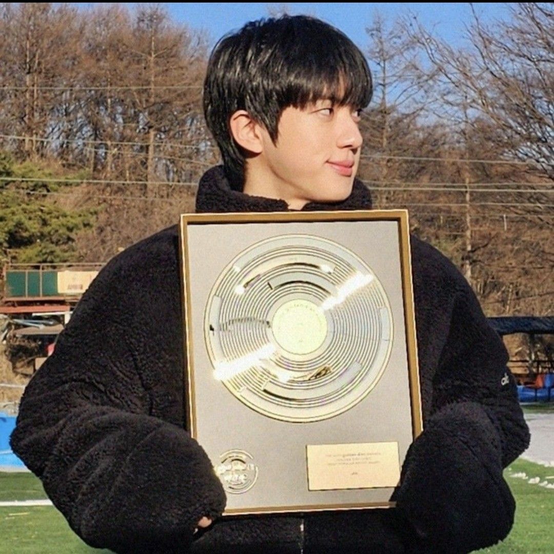 Recent activity shot of Jin (BTS)