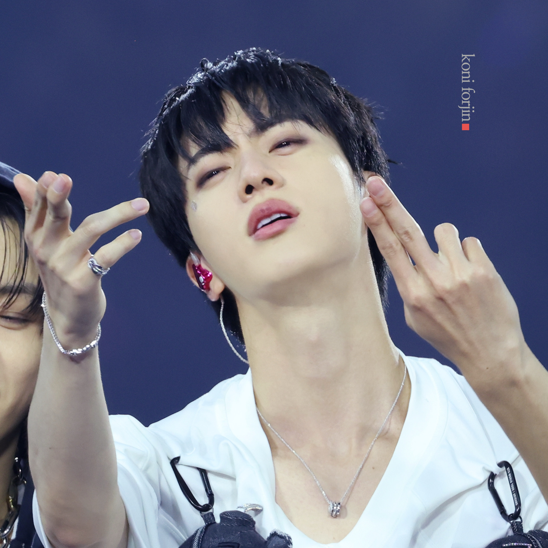 Recent activity shot of Jin (BTS)