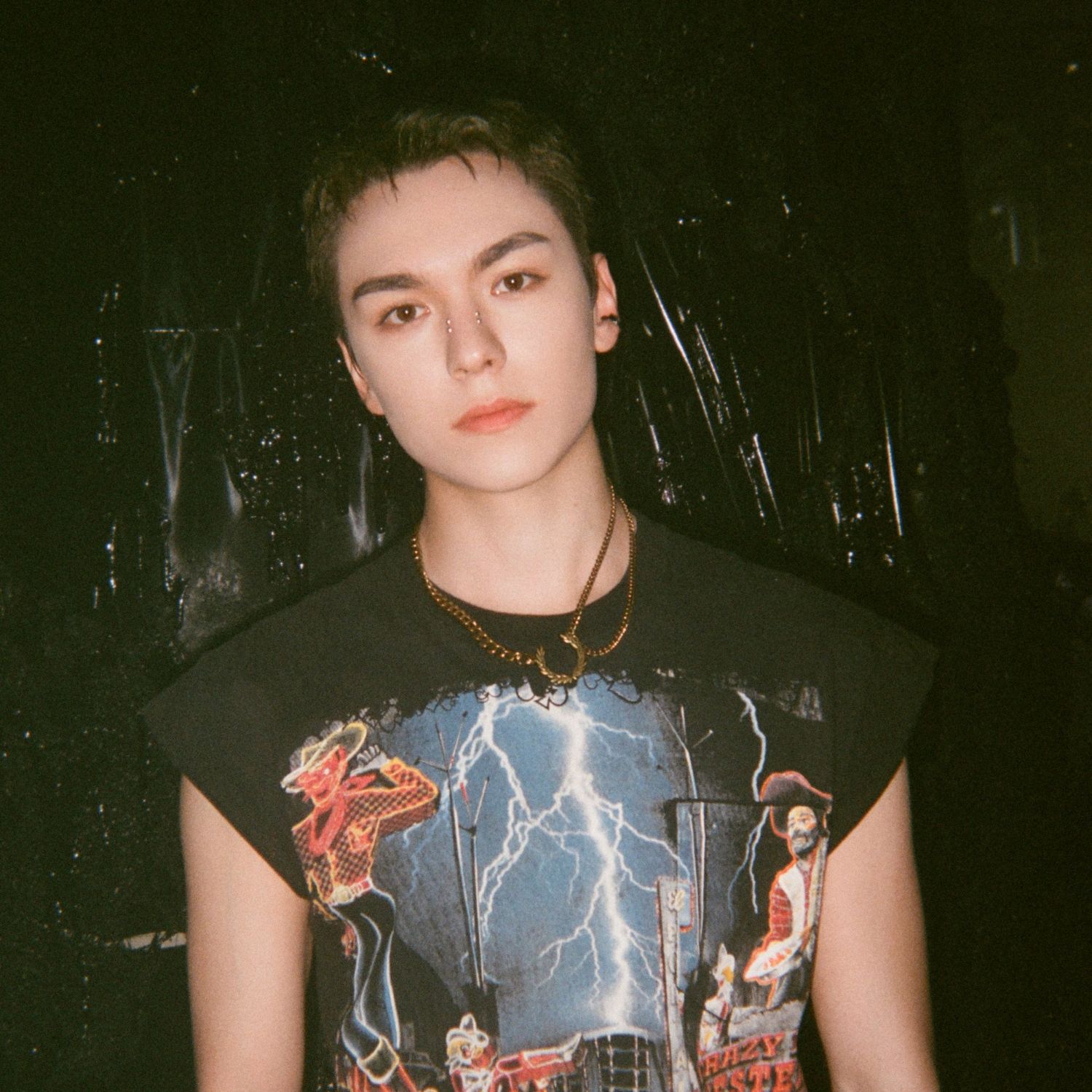 A moment captured by Vernon (SEVENTEEN)'s fan