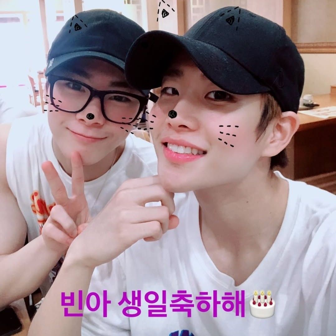 Recent activity shot of Moonbin (ASTRO)