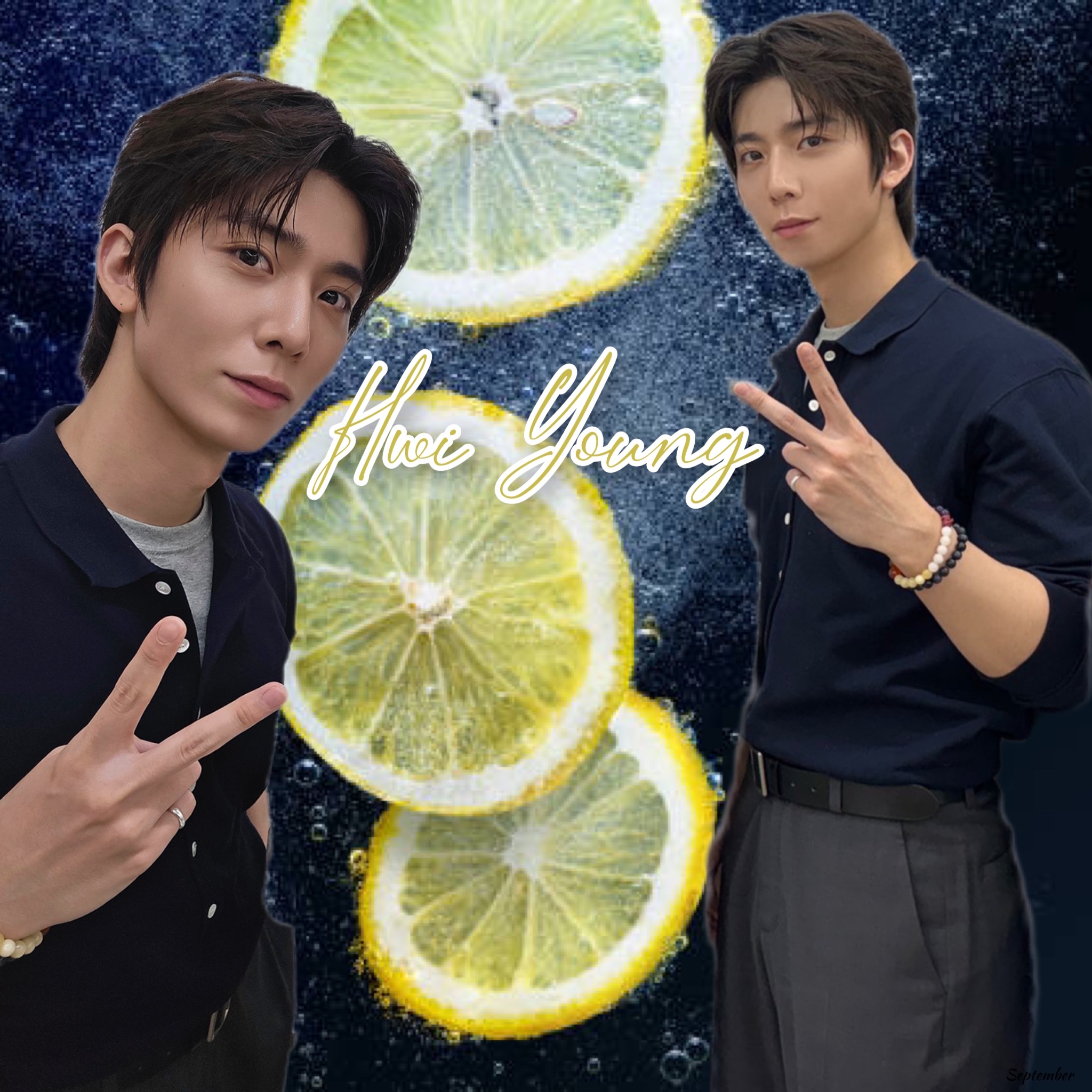 Recent activity shot of Hwiyoung (SF9)