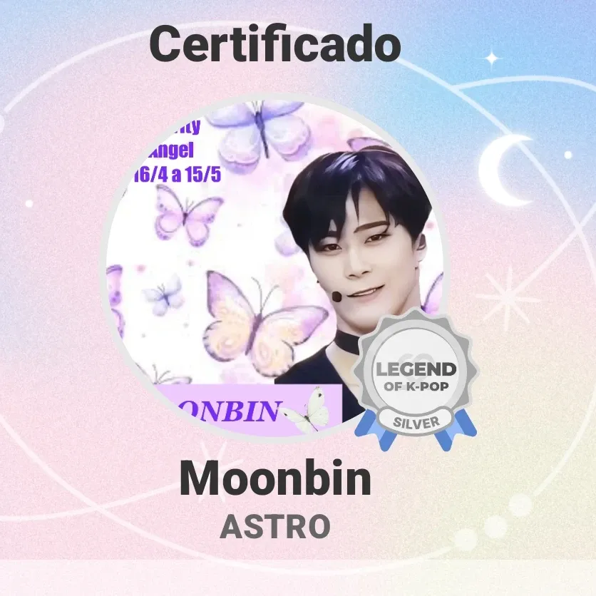 A moment captured by Moonbin (ASTRO)'s fan