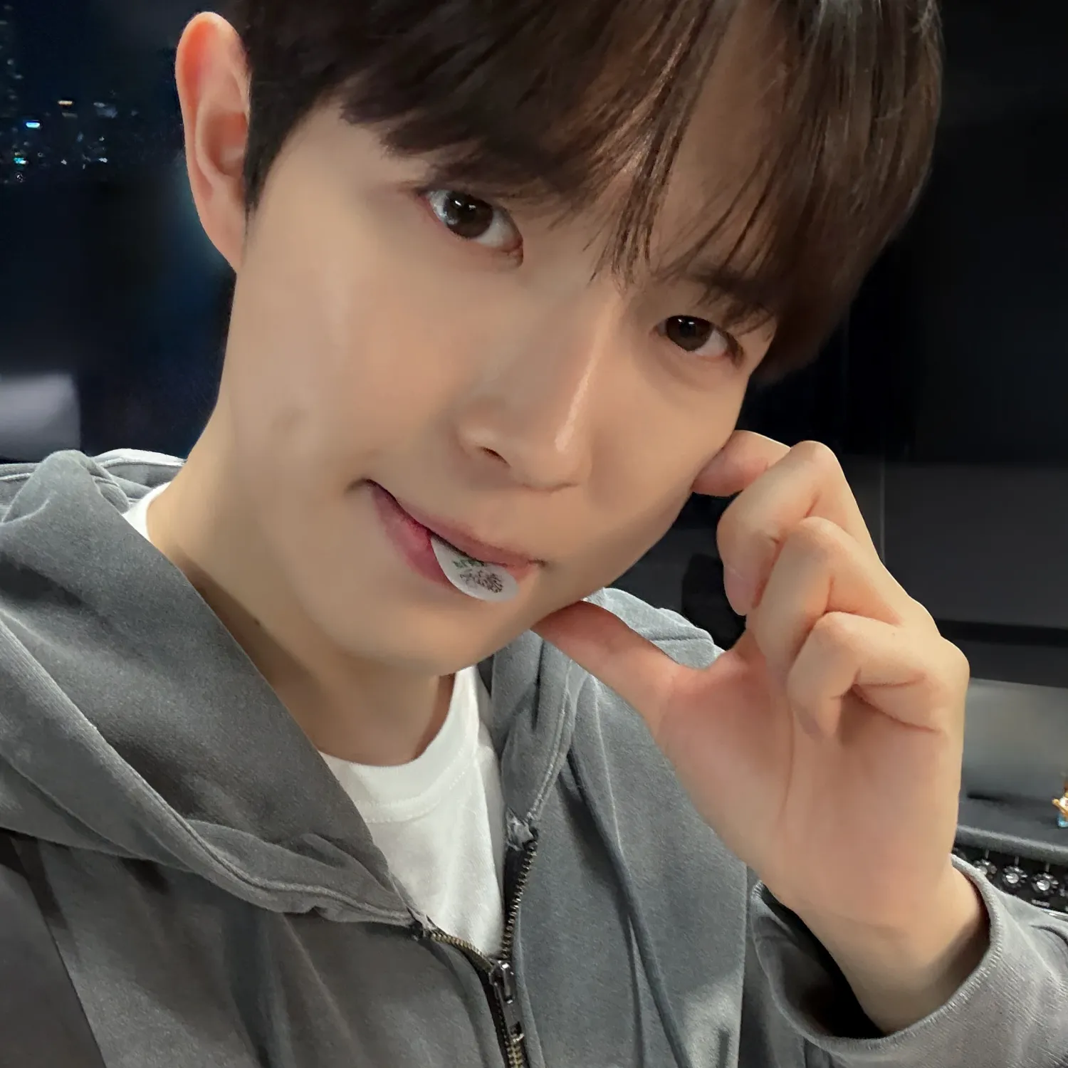 A moment captured by Kim Jaehwan's fan