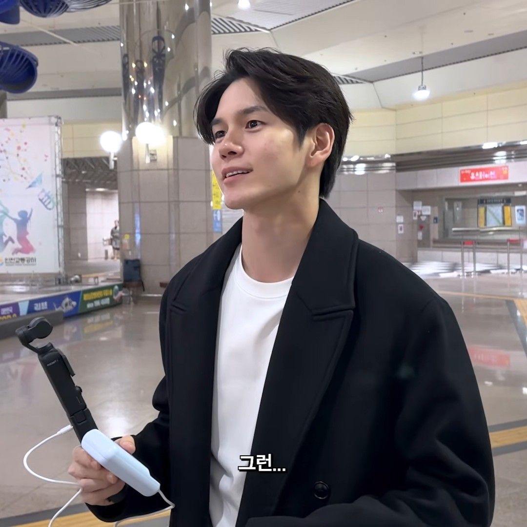 옹성우의 비하인드 컷