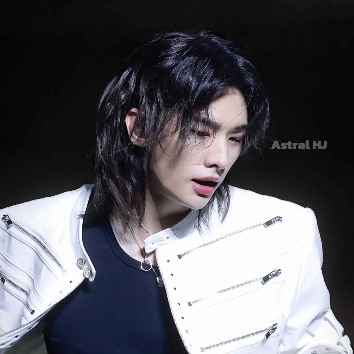 Recent activity shot of Hyunjin (Stray Kids)