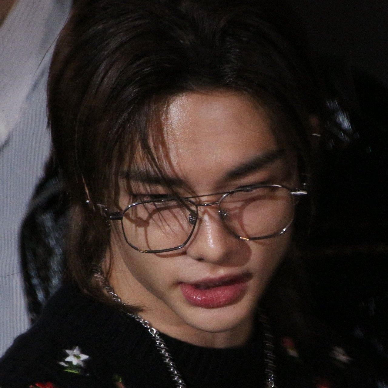 A moment captured by Hyunjin (Stray Kids)'s fan