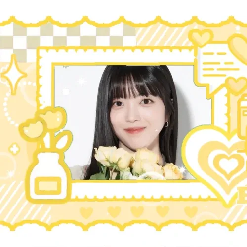 Behind-the-scenes cut of Ji Suyeon