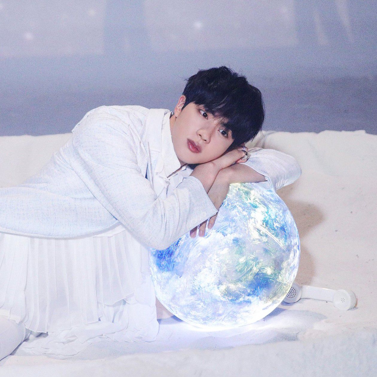 Recent activity shot of Jin (BTS)