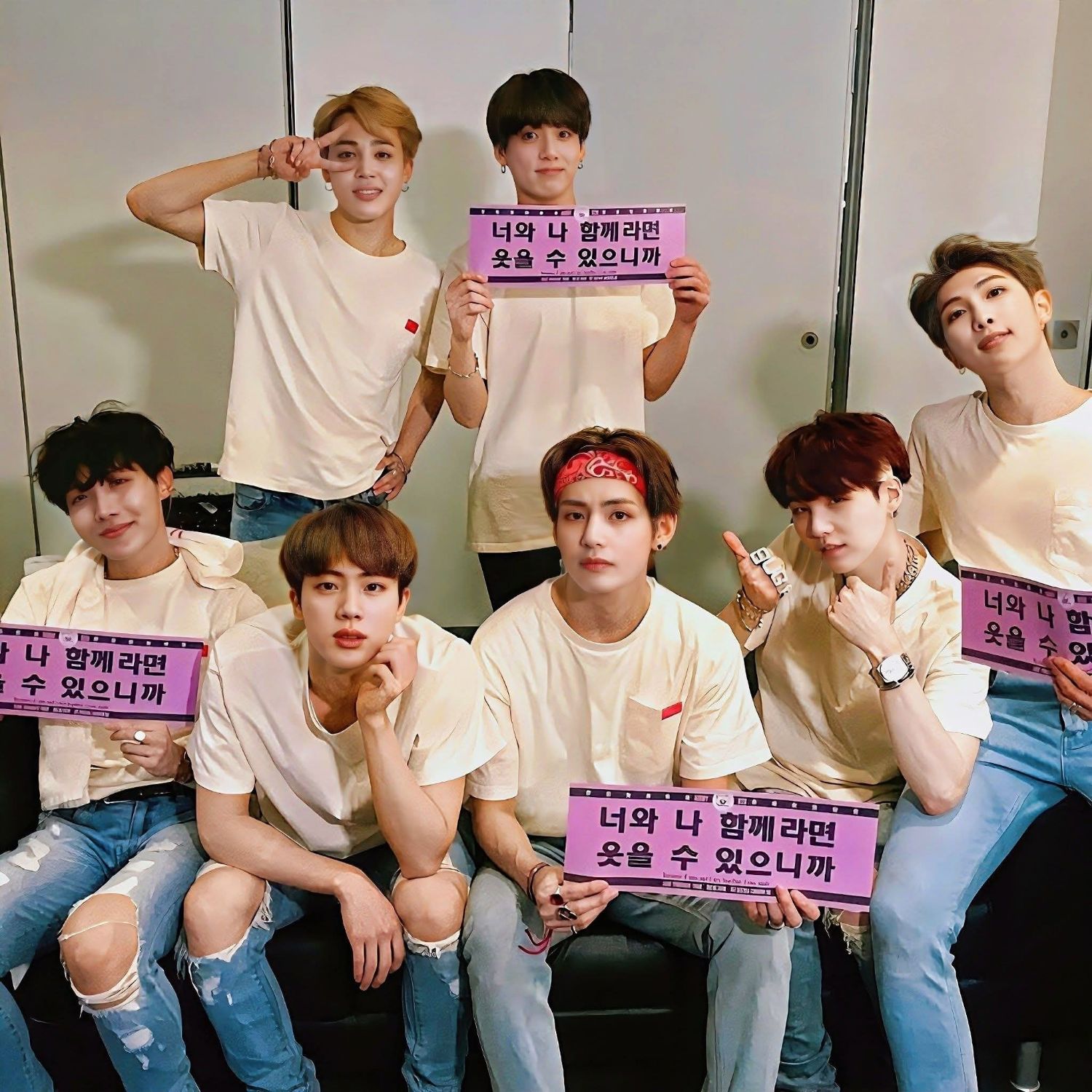 방탄소년단의 비하인드 컷