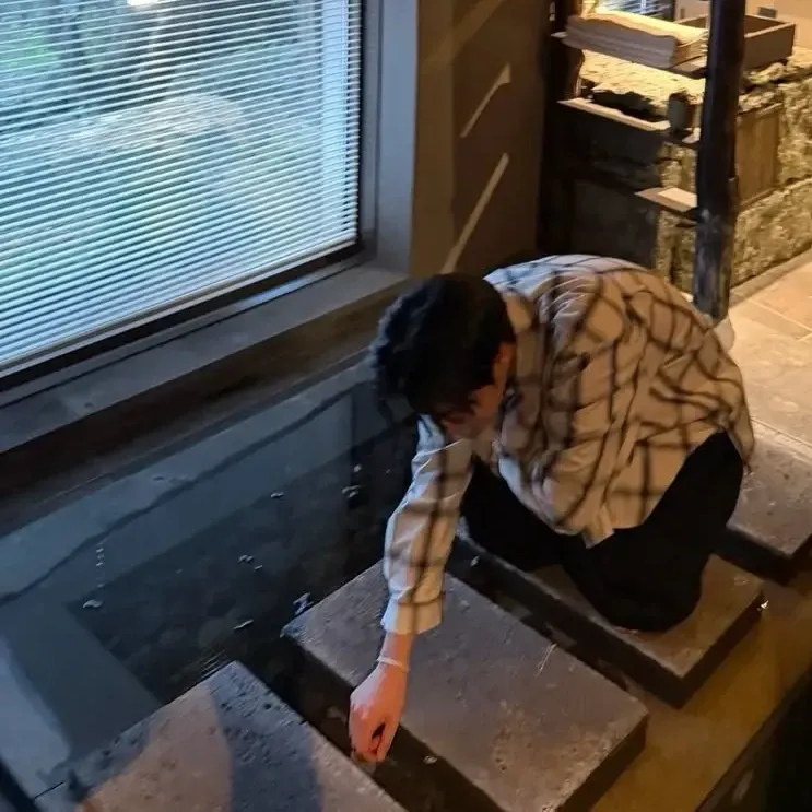 A moment captured by Seonghwa (ATEEZ)'s fan