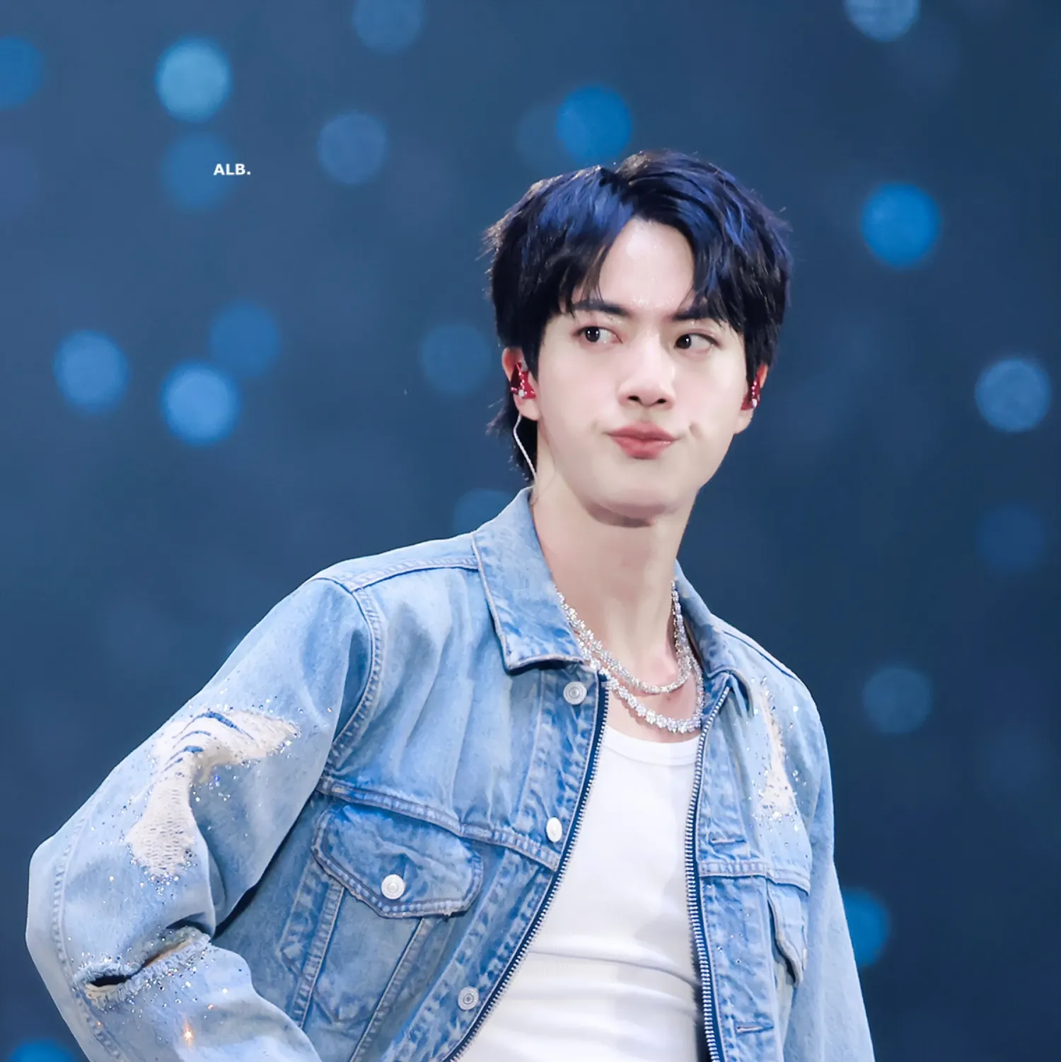 Recent activity shot of Jin (BTS)