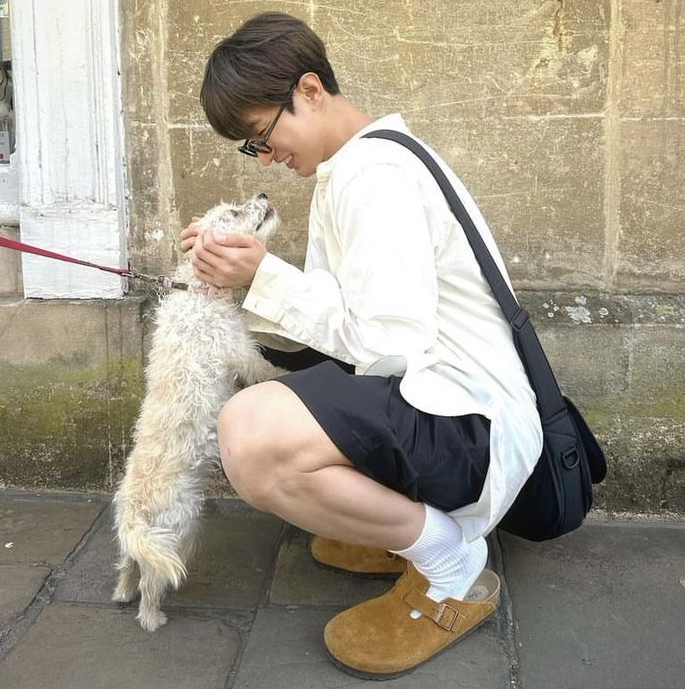 A moment captured by DK (SEVENTEEN)'s fan