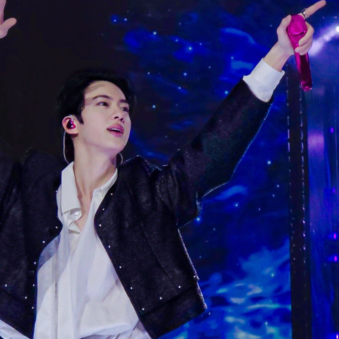 A moment captured by Jin (BTS)'s fan