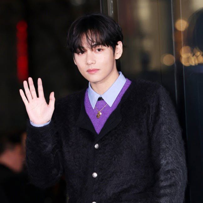 A moment captured by V (BTS)'s fan