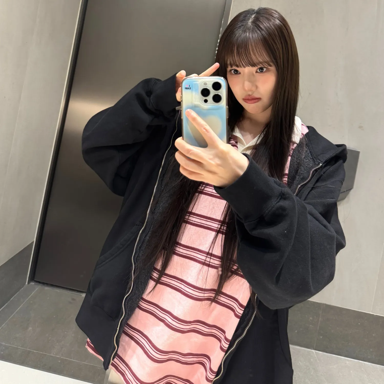 A moment captured by Yerin (GFRIEND)'s fan
