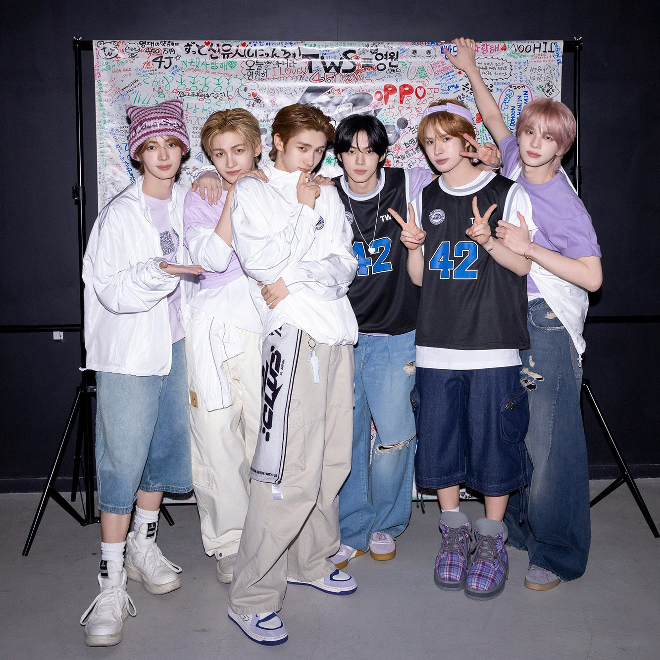 A moment captured by TWS's fan