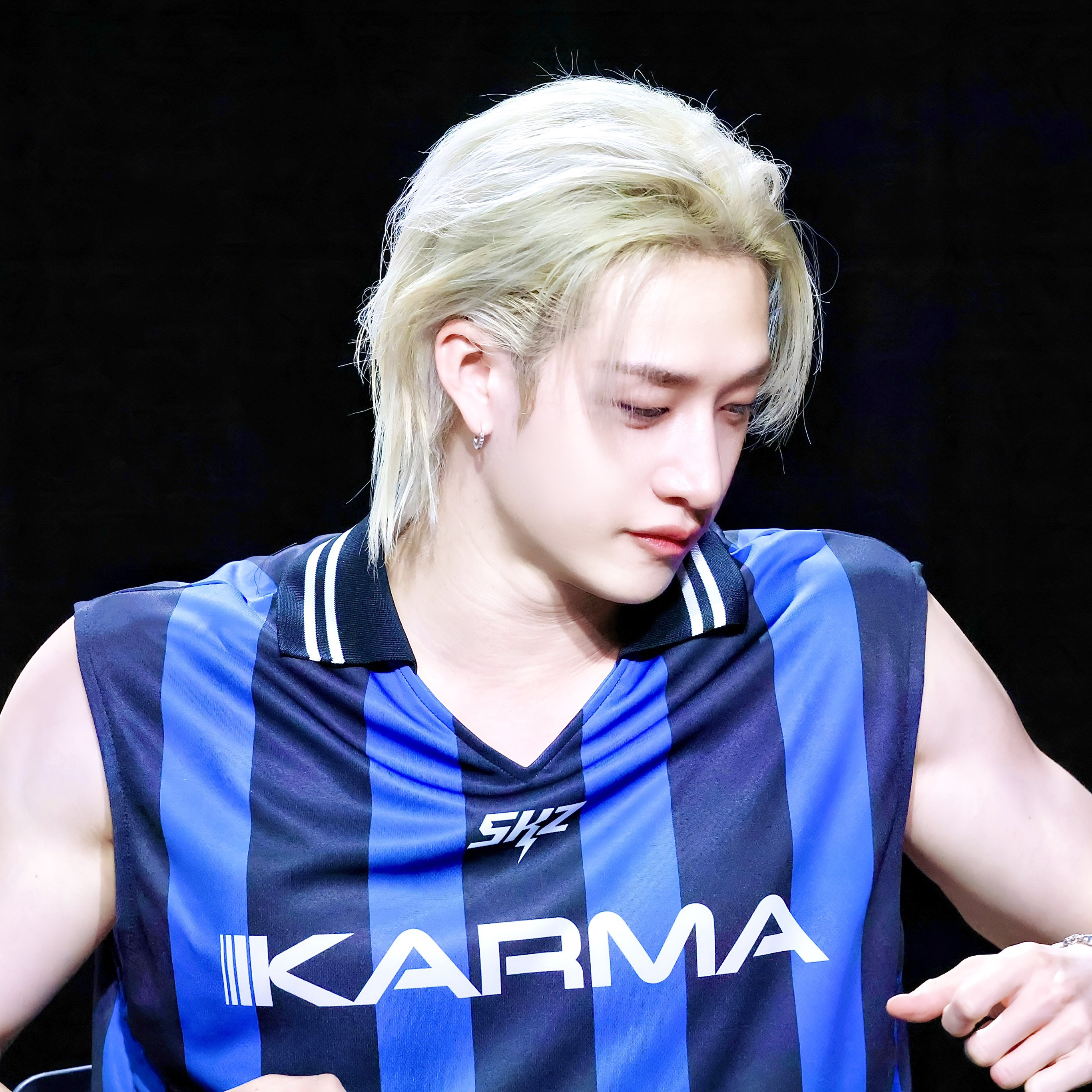 Recent activity shot of Bang Chan (Stray Kids)