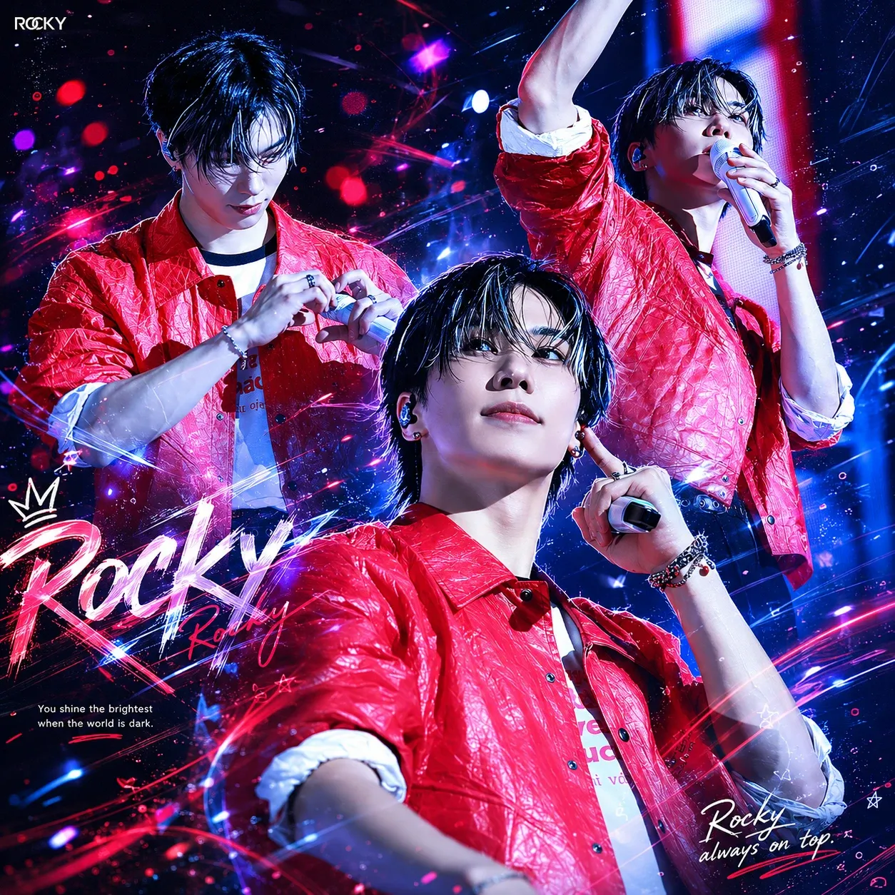 A moment captured by Rocky's fan