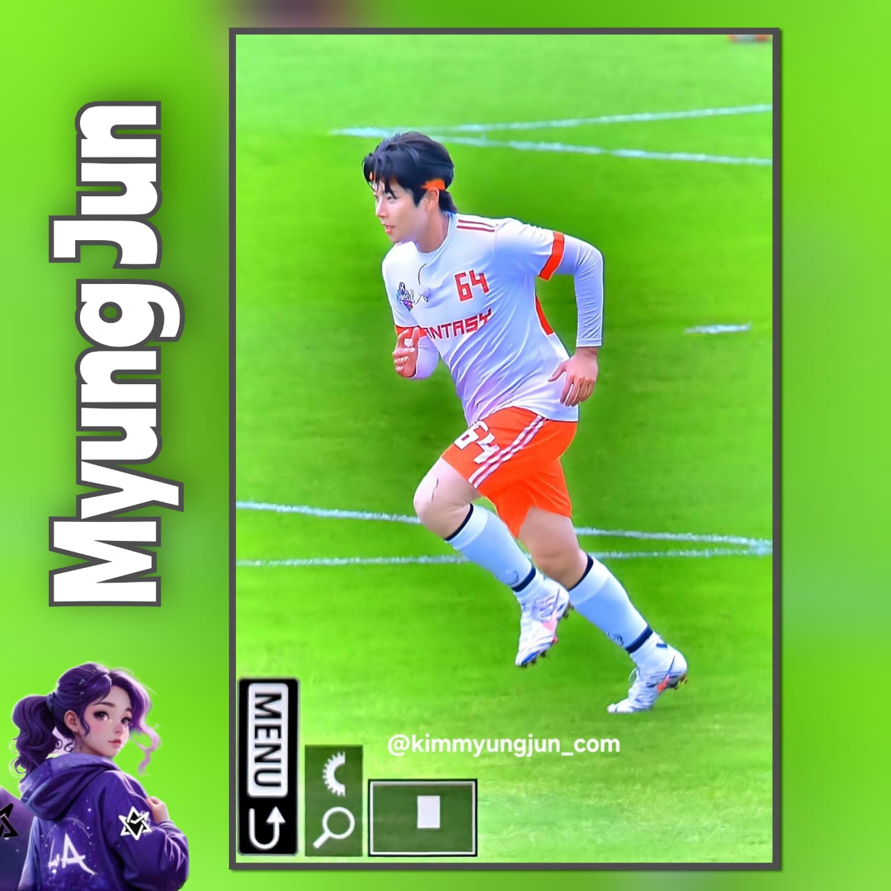 A moment captured by MJ (ASTRO)'s fan