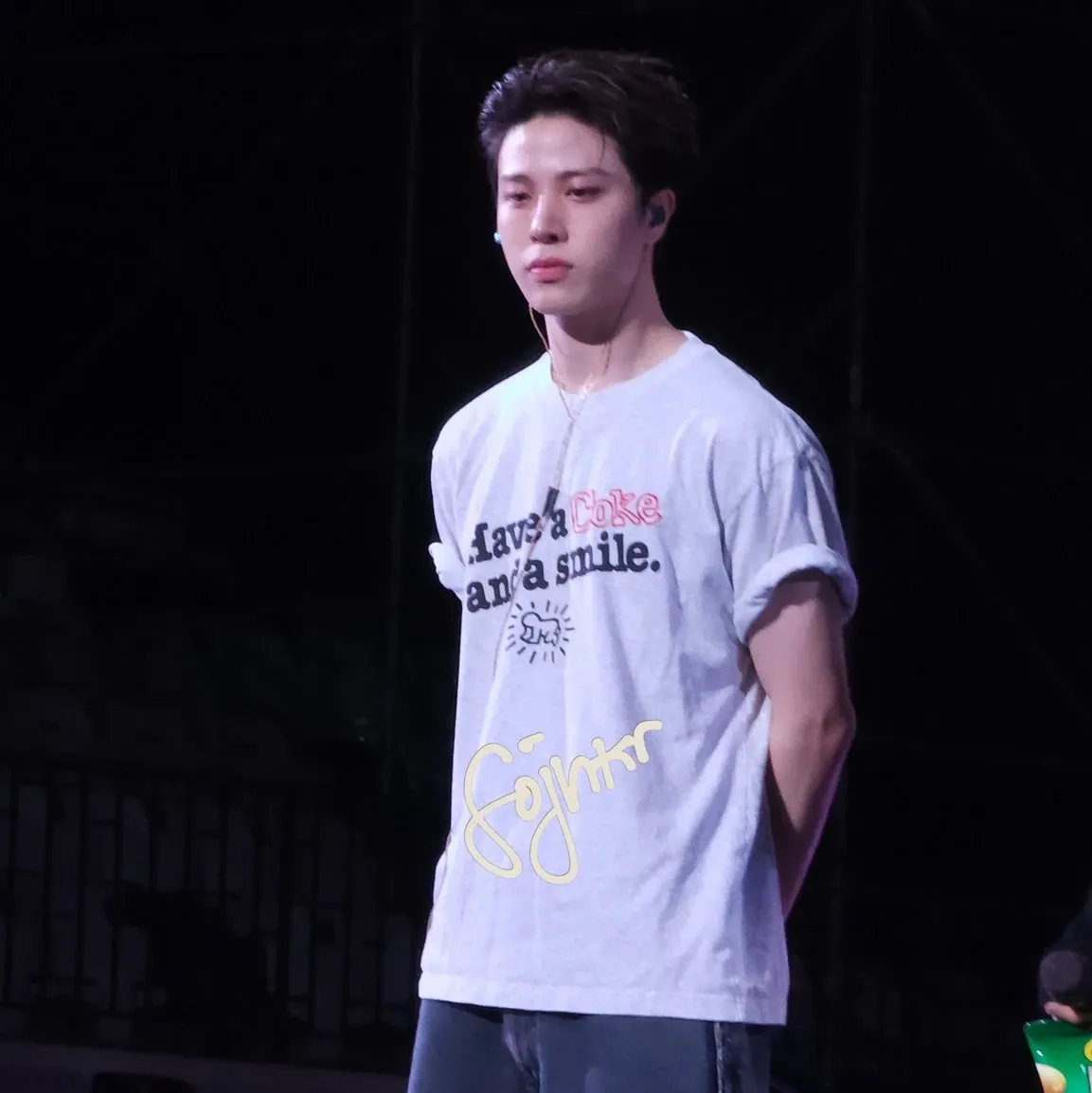 Momen yang diabadikan oleh penggemar So Junghwan (TREASURE)