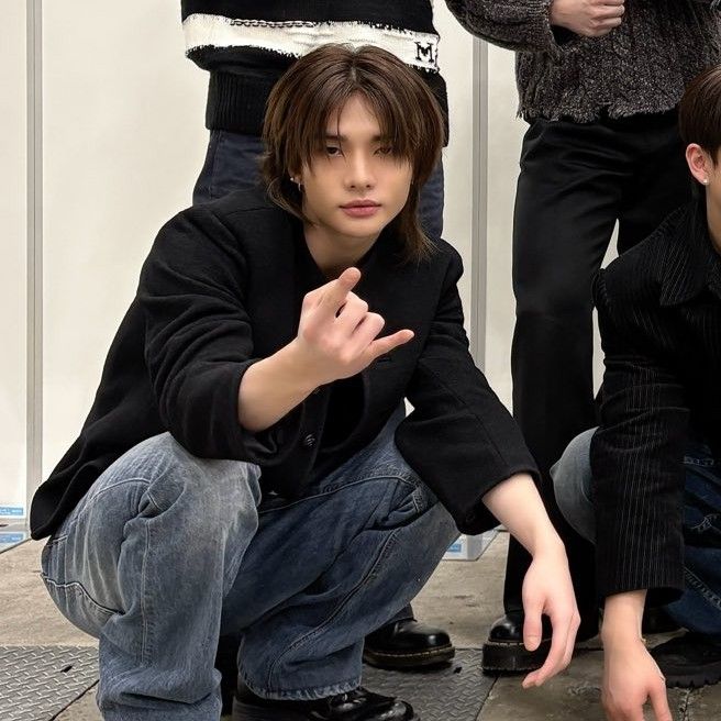 A moment captured by Hyunjin (Stray Kids)'s fan