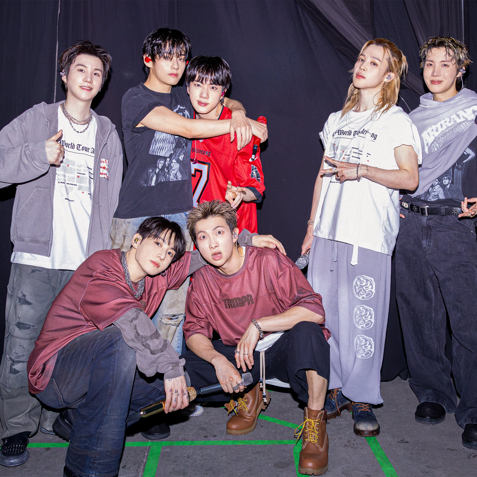 BTSの舞台裏ショット