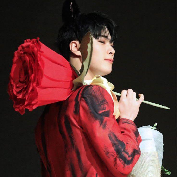 Recent activity shot of Moonbin (ASTRO)