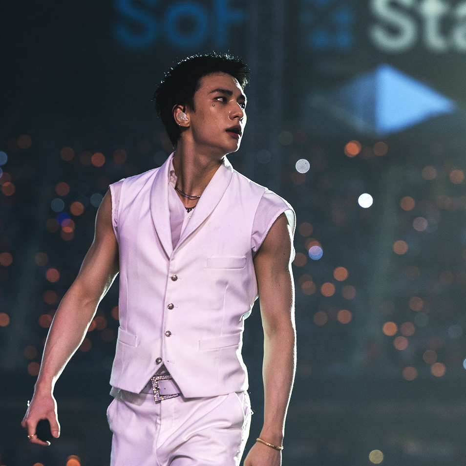 Recent activity shot of Hyunjin (Stray Kids)