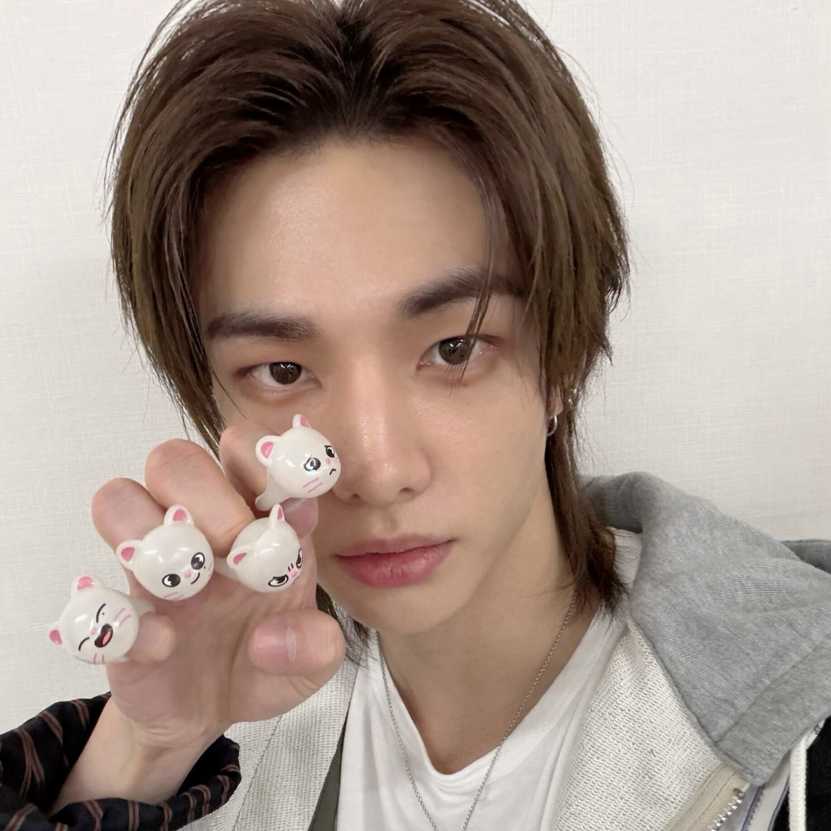 Recent activity shot of Hyunjin (Stray Kids)