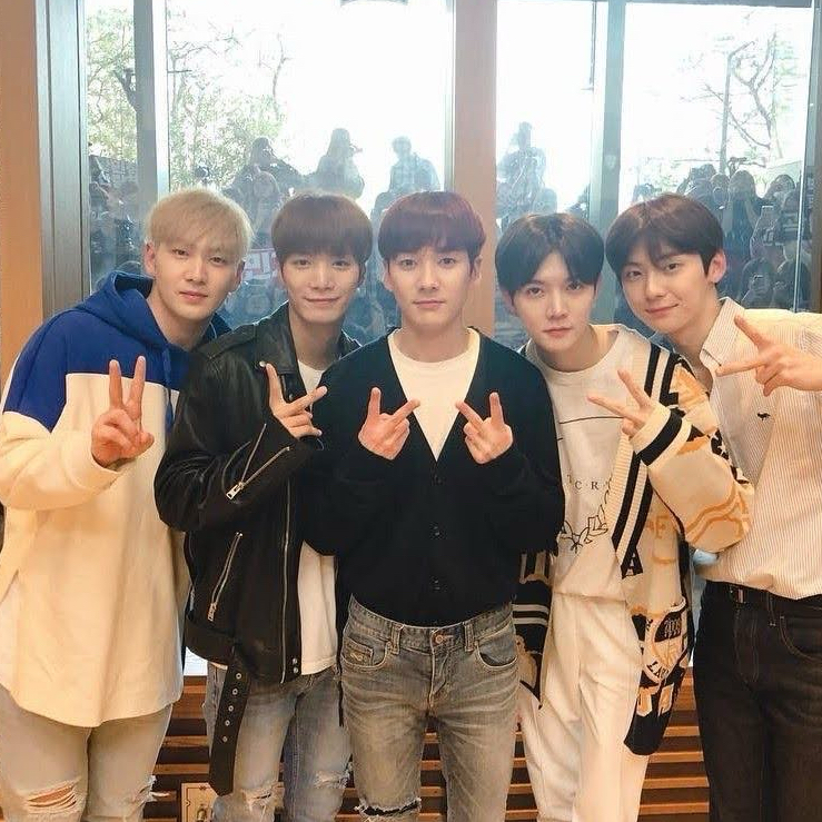 Recent activity shot of NU'EST