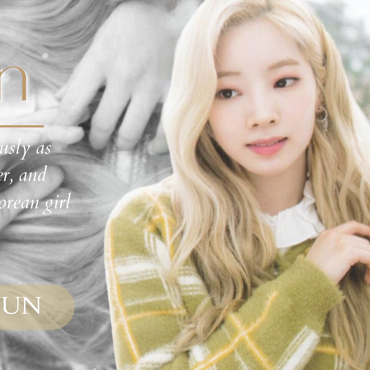 Recent activity shot of Dahyun (TWICE)