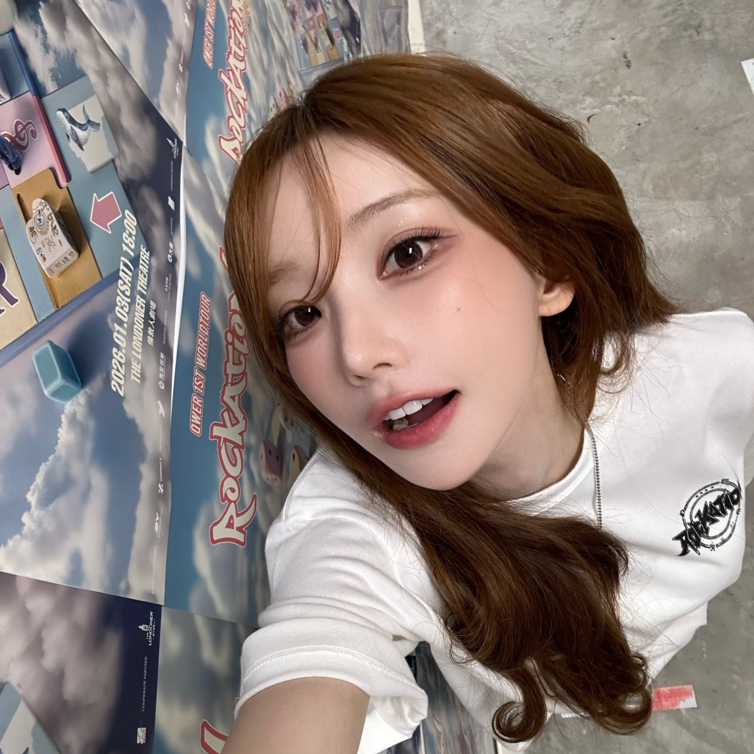 A moment captured by QWER's fan