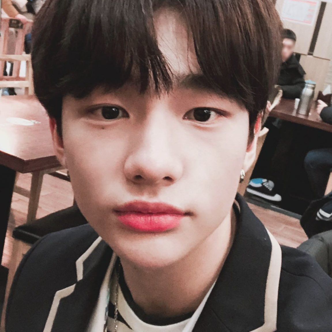 Recent activity shot of Hyunjin (Stray Kids)