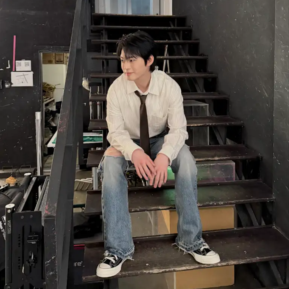 A moment captured by Hyojin (ONF)'s fan