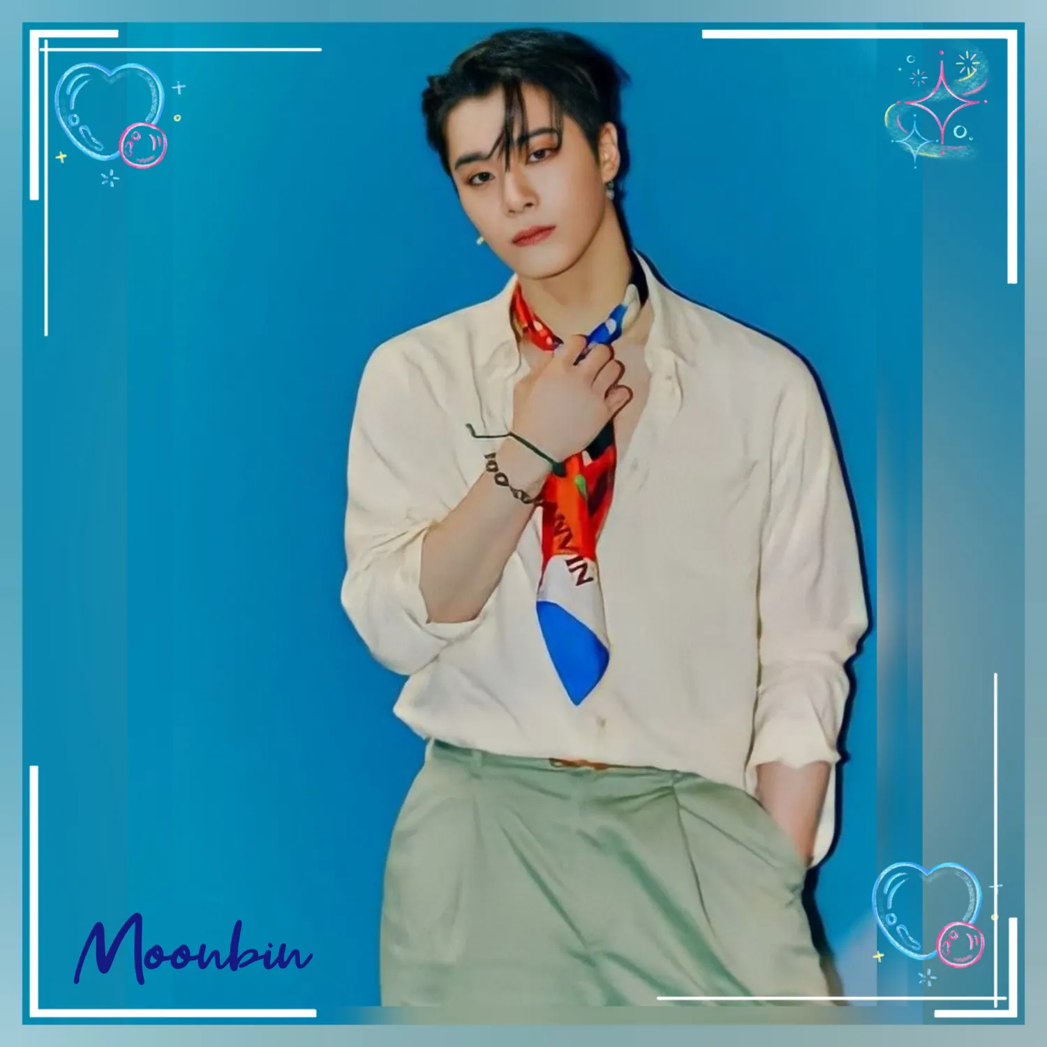 A moment captured by Moonbin (ASTRO)'s fan