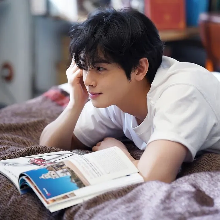 A moment captured by Eunwoo (ASTRO)'s fan