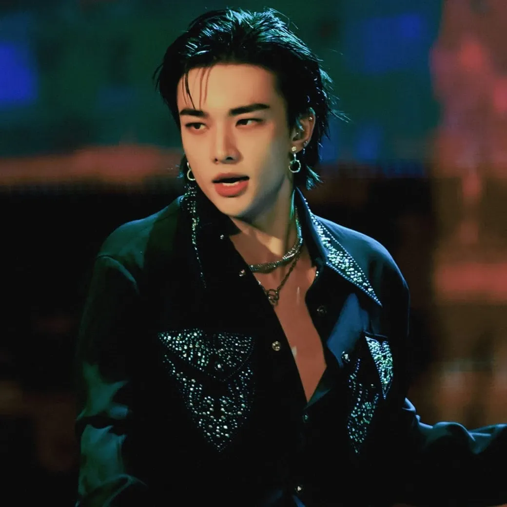 Recent activity shot of Lee Know (Stray Kids)