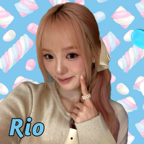 Recent activity shot of Rio (NiziU)