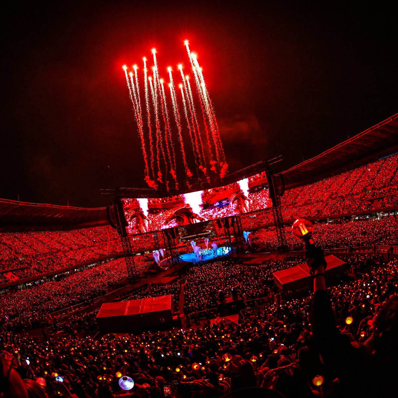 A moment captured by BTS's fan
