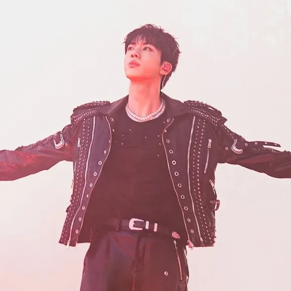 Recent activity shot of Jin (BTS)