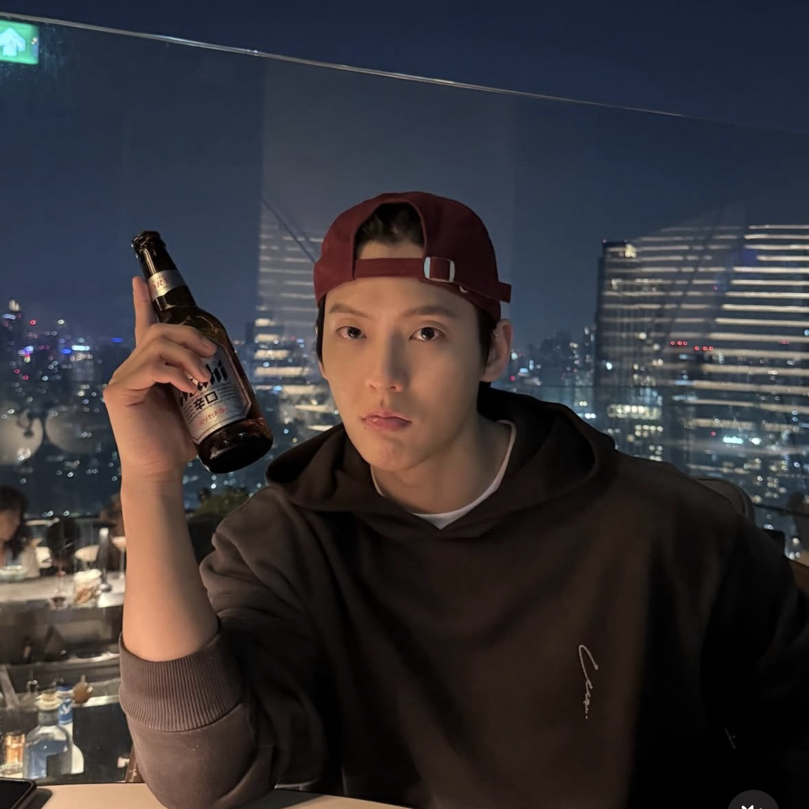 A moment captured by Lee Minhyuk (BTOB)'s fan