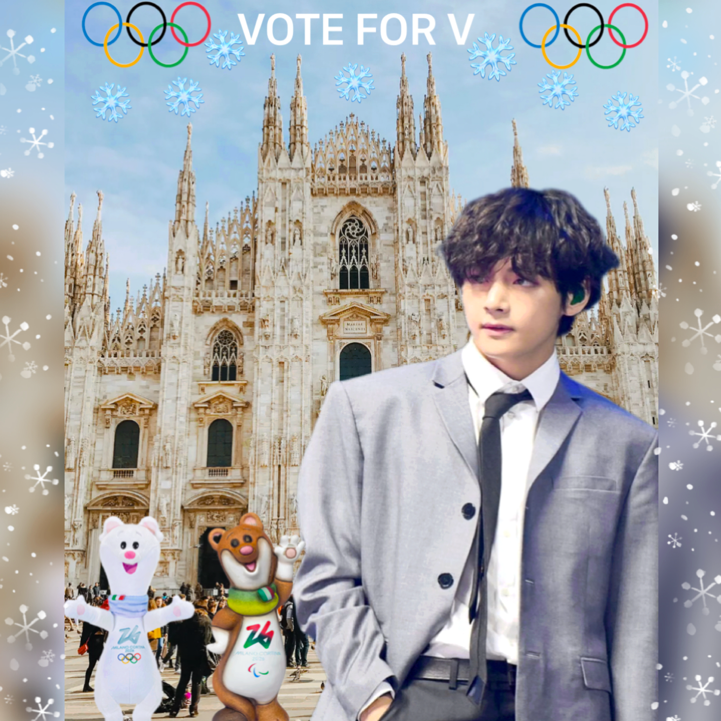 Recent activity shot of V (BTS)