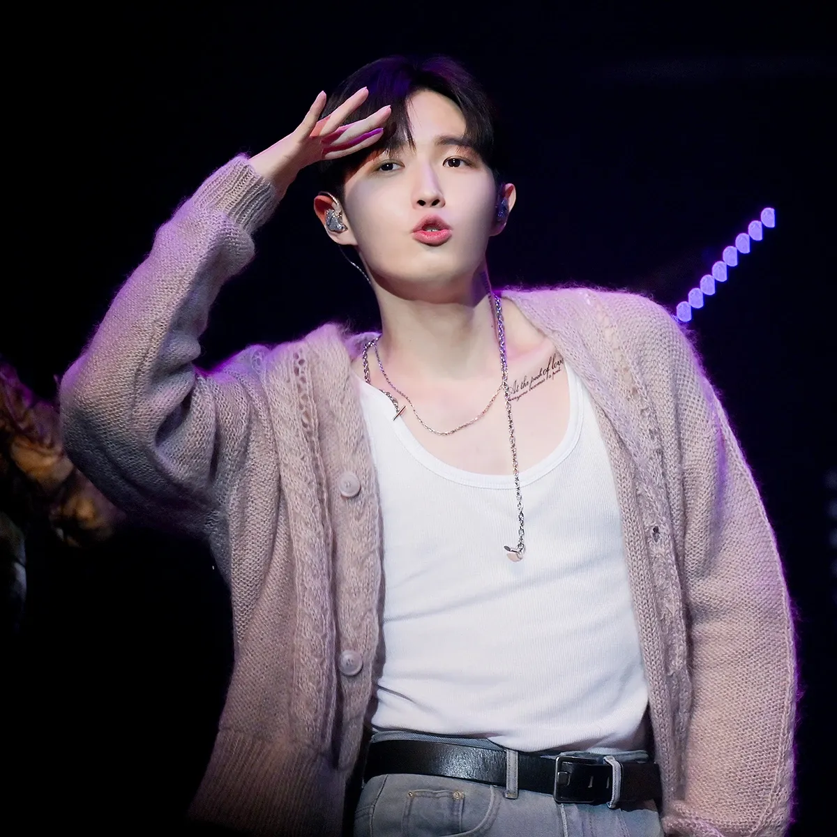 A moment captured by Kim Jaehwan's fan