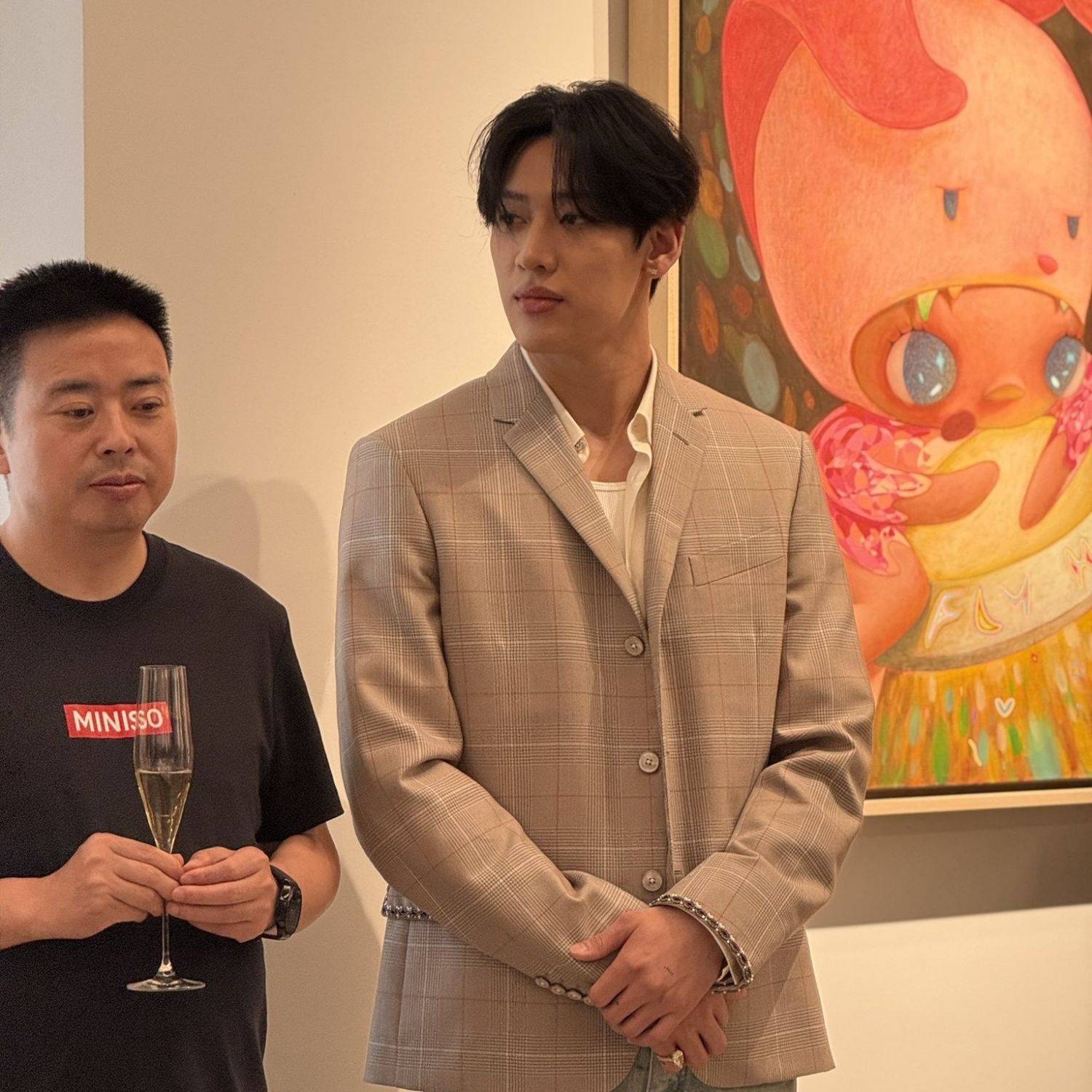 A moment captured by Bambam (GOT7)'s fan