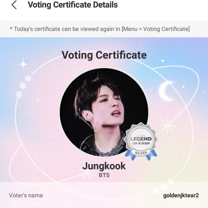 A moment captured by Jungkook (BTS)'s fan